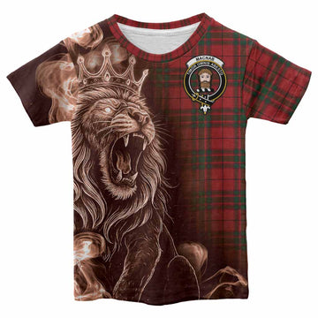 MacNab (McNab) Tartan Kid T-shirt Roaring Lion Heritage