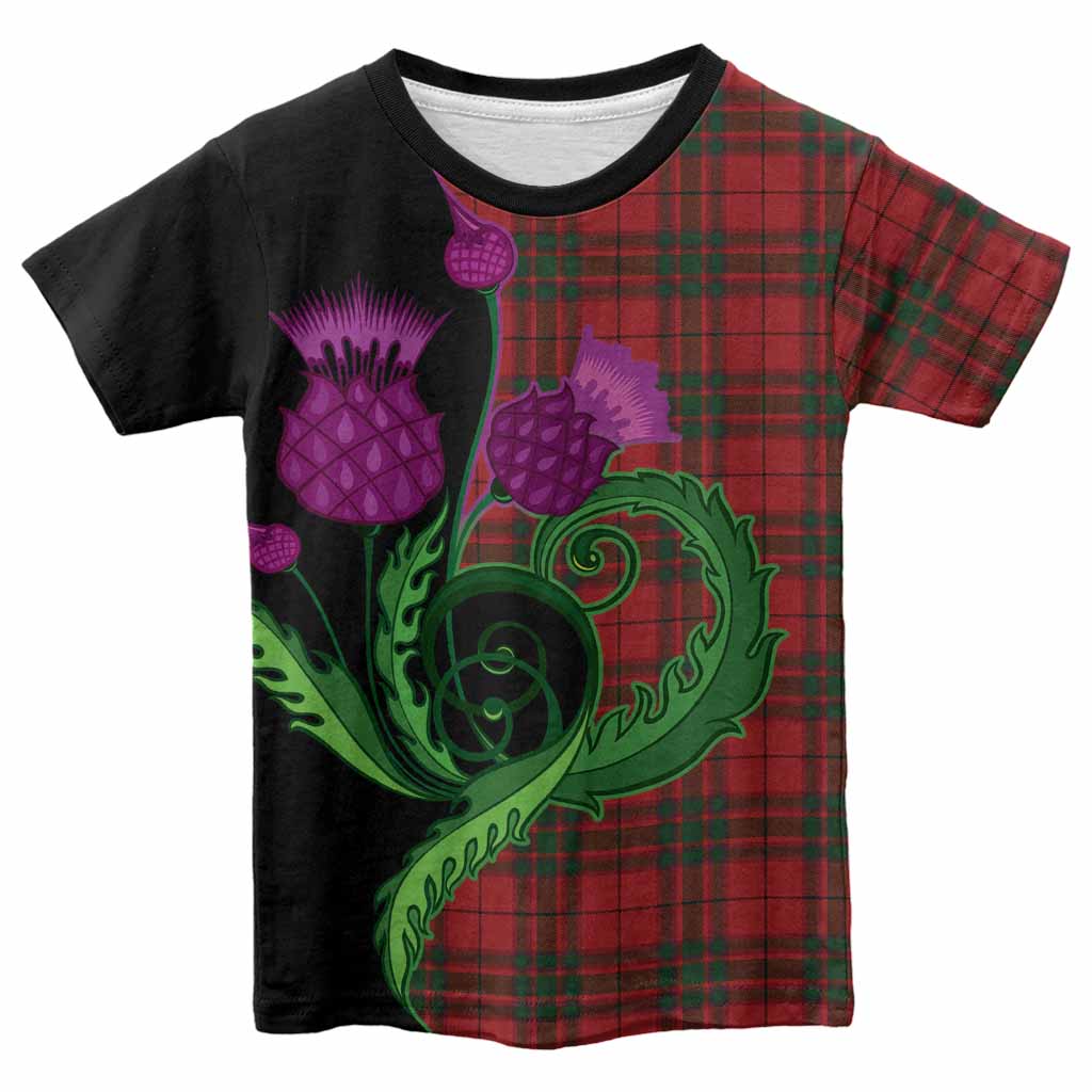 MacNab (McNab) Tartan Kid T-shirt Traditional Scottish Thistle