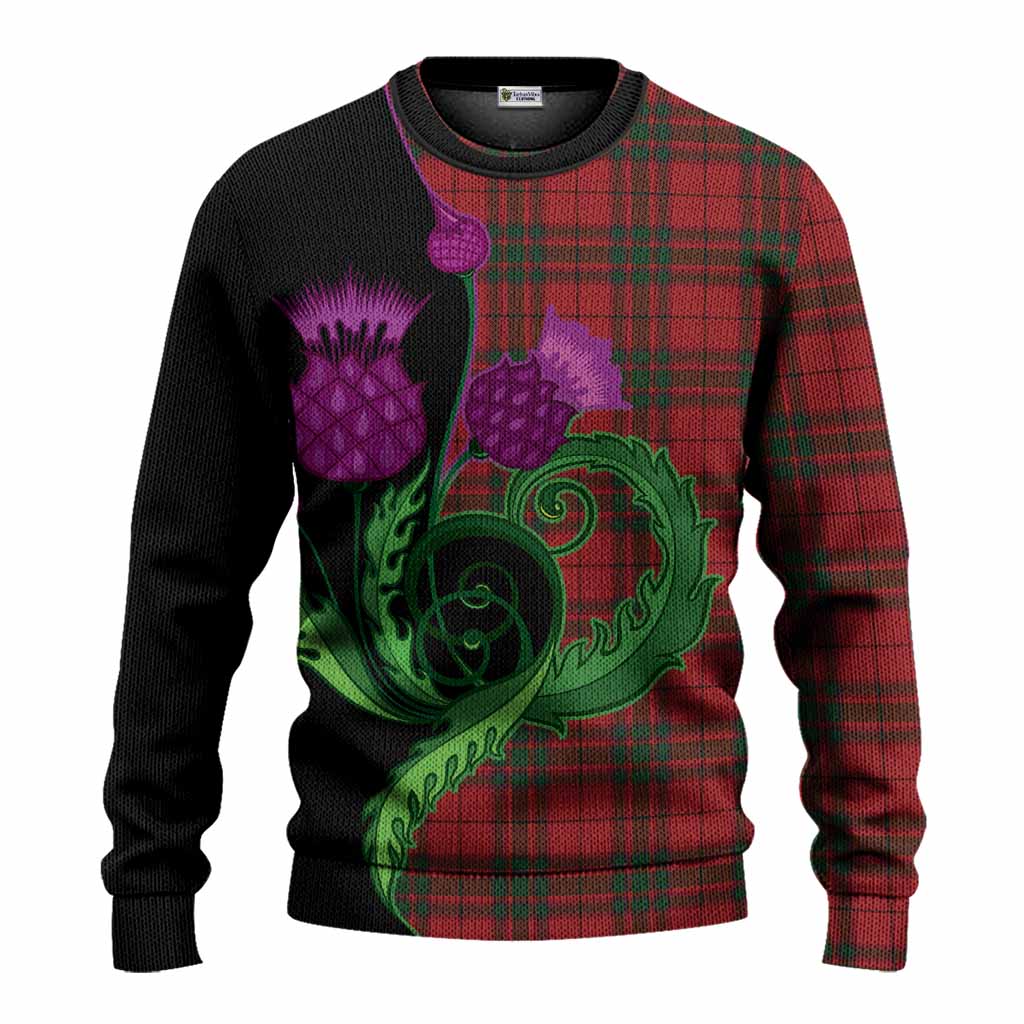 MacNab (McNab) Tartan Knitted Sweater Traditional Scottish Thistle