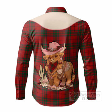 MacNab (McNab) Tartan Long Sleeve Button Shirts Wee Coo Cowgirl Cute Style - Tartan Vibes Clothing