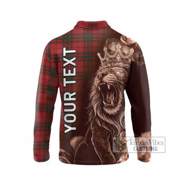 MacNab (McNab) Tartan Long Sleeve Polo Shirt Roaring Lion Heritage