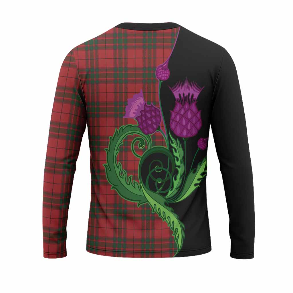 MacNab (McNab) Tartan Long Sleeve T-Shirt Traditional Scottish Thistle