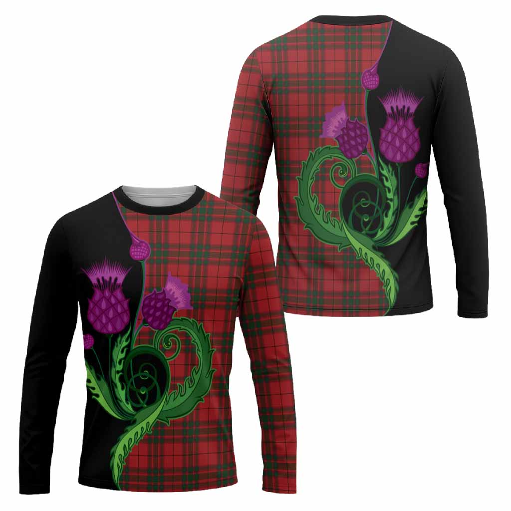 MacNab (McNab) Tartan Long Sleeve T-Shirt Traditional Scottish Thistle