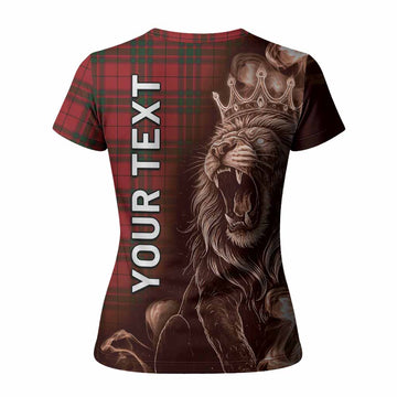 MacNab (McNab) Tartan Women T shirt Roaring Lion Heritage