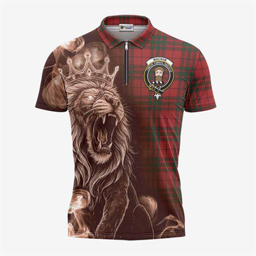 MacNab (McNab) Tartan Zipper Polo Shirt Roaring Lion Heritage