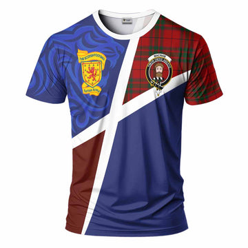 MacNab (McNab) The Scottish Football Crest T-Shirt Lion-Tartan Army