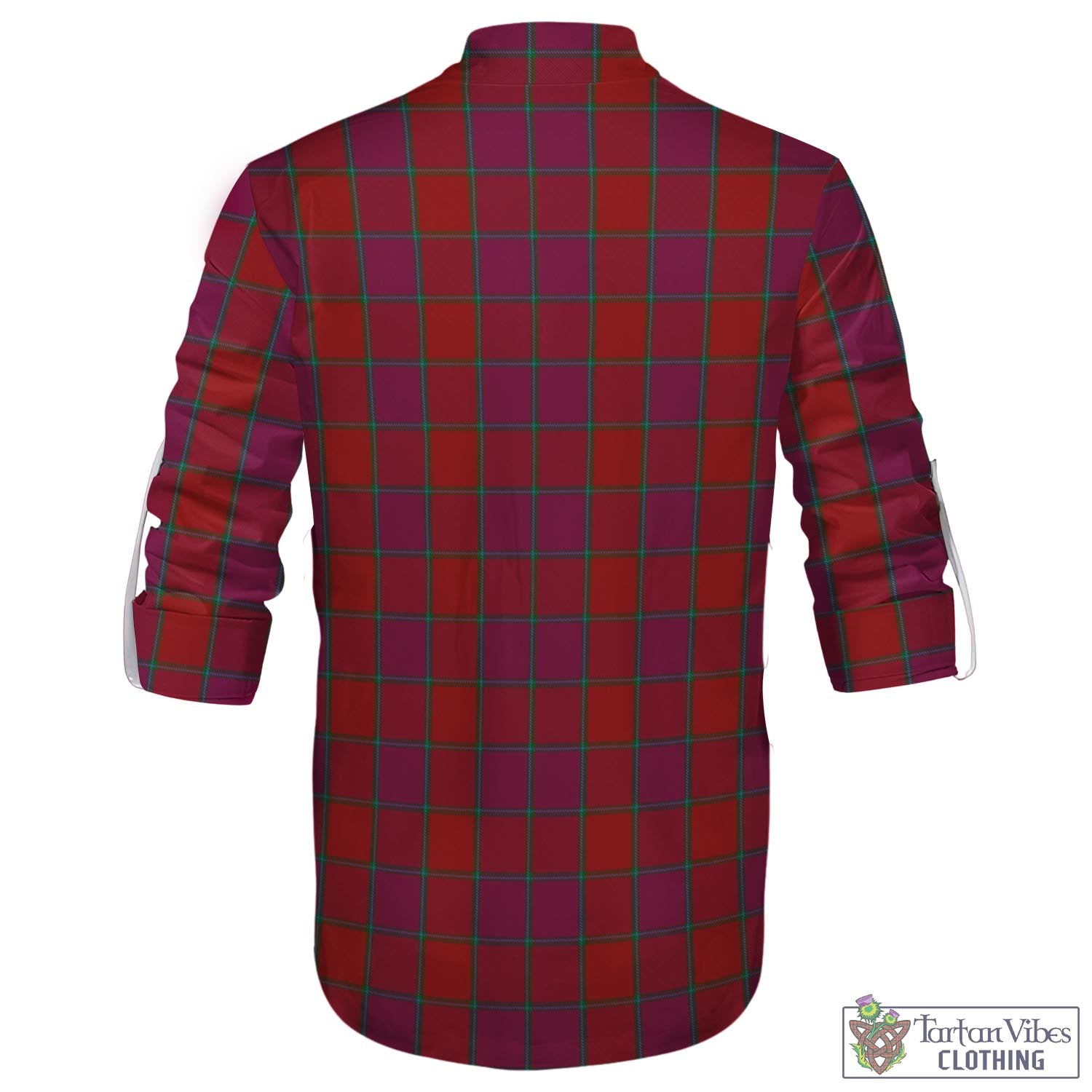 Tartan Vibes Clothing MacNab Old Tartan Men's Scottish Traditional Jacobite Ghillie Kilt Shirt