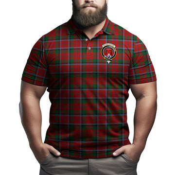 MacNaughton (McNaughton) Tartan Men's Polo Shirt with Family Crest