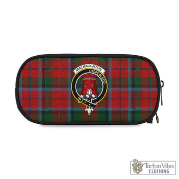 MacNaughton (McNaughton) Tartan Pen and Pencil Case with Family Crest