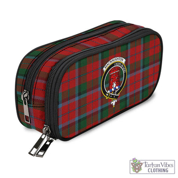 MacNaughton (McNaughton) Tartan Pen and Pencil Case with Family Crest