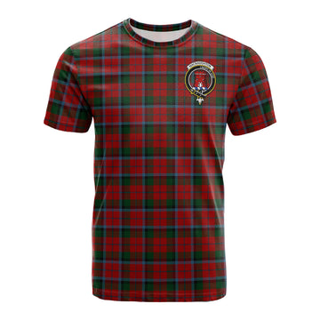 MacNaughton Tartan T-Shirt with Family Crest