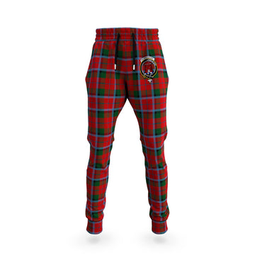 MacNaughton (McNaughton) Tartan Joggers Pants with Family Crest