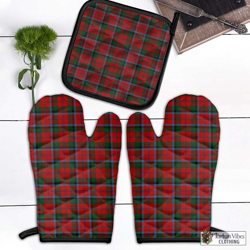 MacNaughton (McNaughton) Tartan Combo Oven Mitt & Pot-Holder Combo 1 Oven Mitt & 1 Pot-Holder Black - Tartan Vibes Clothing