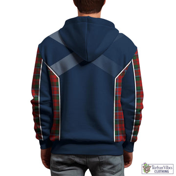 MacNaughton (McNaughton) Tartan Hoodie with Family Crest and Scottish Thistle Vibes Sport Style