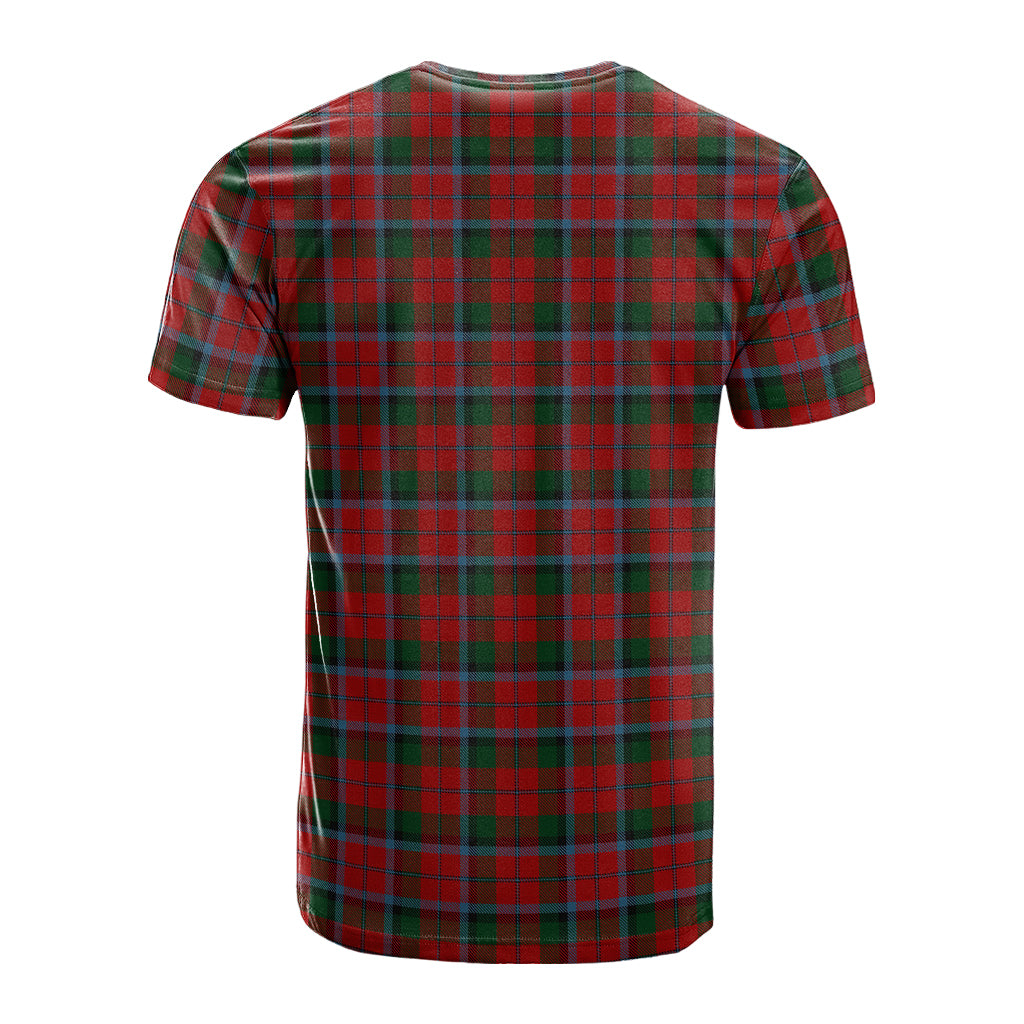 MacNaughton (McNaughton) Tartan T-Shirt with Family Crest - Tartan Vibes Clothing