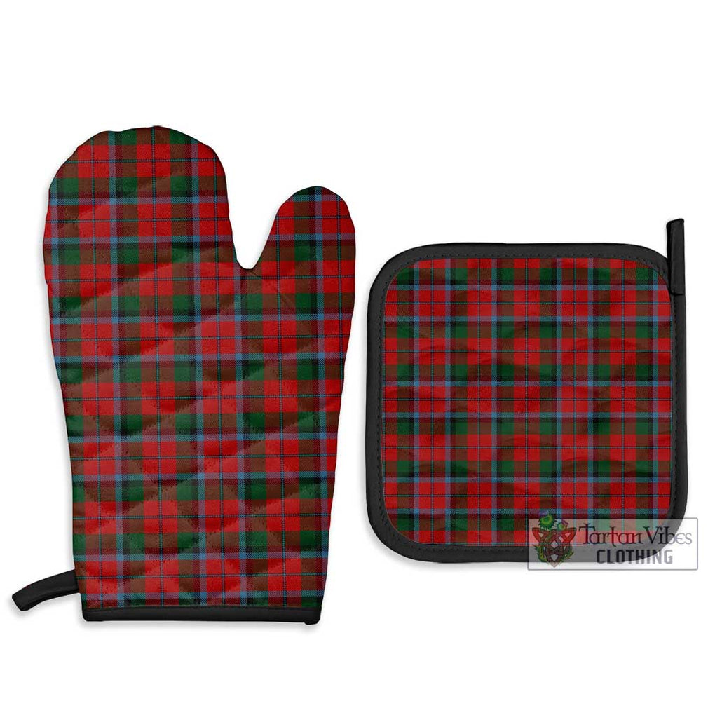 MacNaughton (McNaughton) Tartan Combo Oven Mitt & Pot-Holder Combo 1 Oven Mitt & 2 Pot-Holder Black - Tartan Vibes Clothing