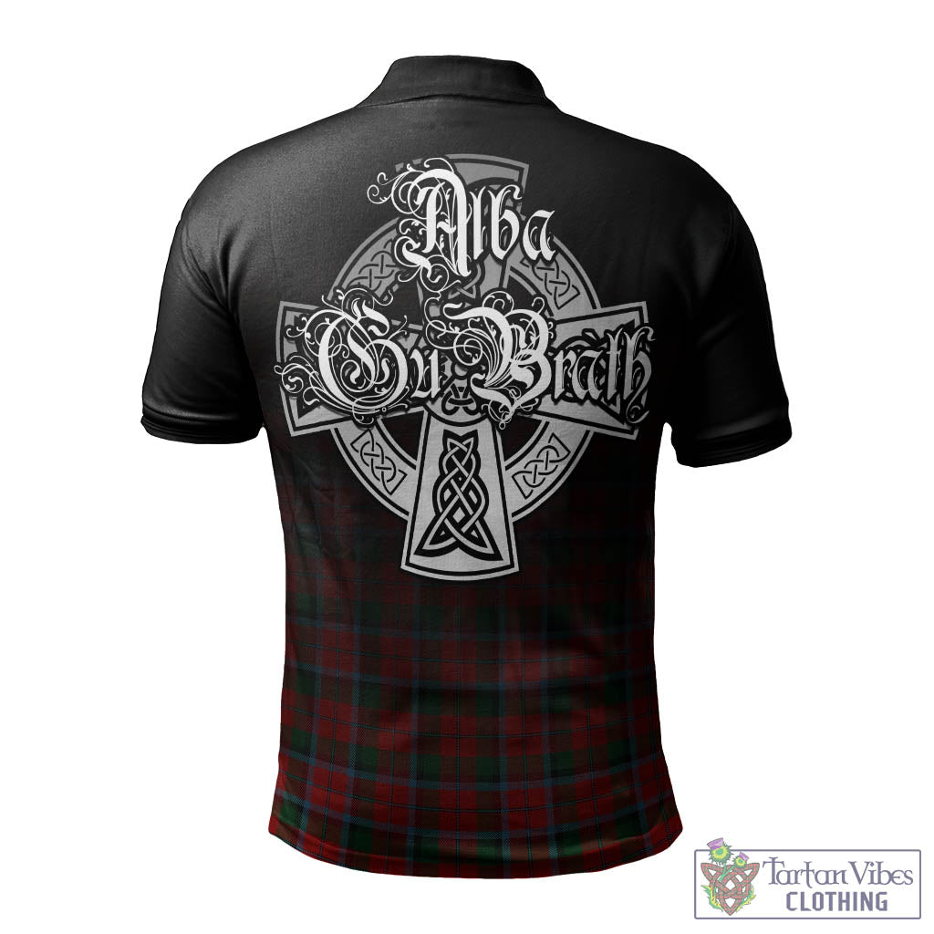 Tartan Vibes Clothing MacNaughton Tartan Polo Shirt Featuring Alba Gu Brath Family Crest Celtic Inspired