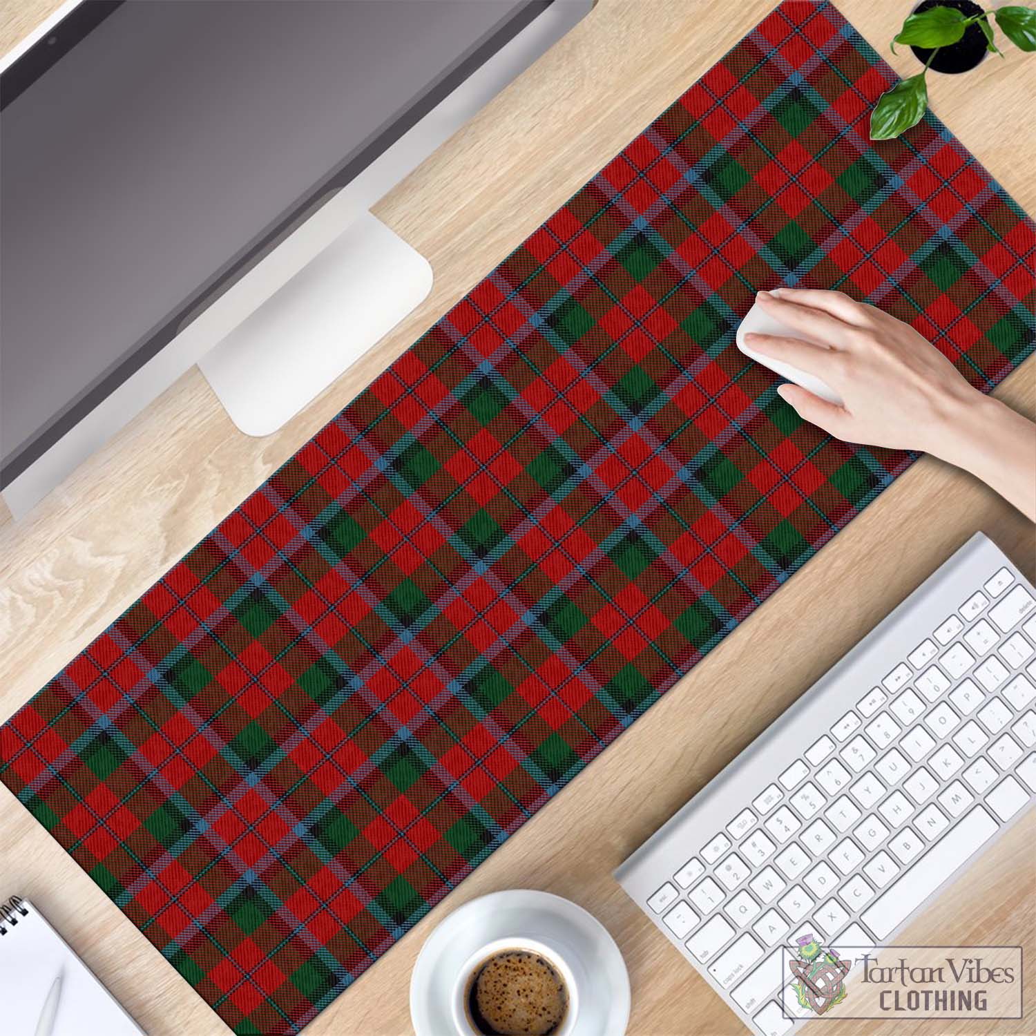 Tartan Vibes Clothing MacNaughton Tartan Mouse Pad