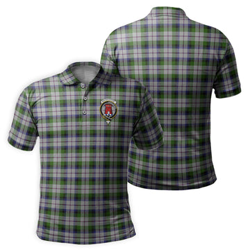 MacNaughton Dress Tartan Men's Polo Shirt with Family Crest