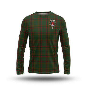 Macnaughton Hunting Tartan Long Sleeve T-Shirt with Family Crest