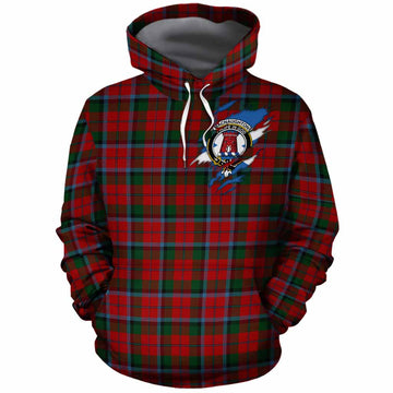 MacNaughton (McNaughton) Clan Crest In Me Tartan Cotton Hoodie Scotland Flag Style