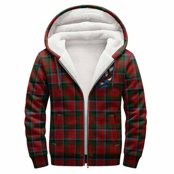 MacNaughton (McNaughton) Clan Crest In Me Tartan Sherpa Hoodie Scotland Flag Style