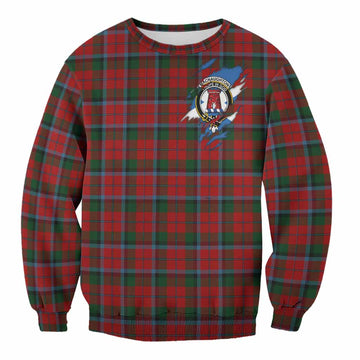 MacNaughton (McNaughton) Clan Crest In Me Tartan Sweatshirt Scotland Flag Style
