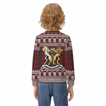 MacNaughton (McNaughton) Clan Tartan Crest Christmas Kid Ugly Sweatshirt Coat of Arms Funny Style - Tartan Vibes Clothing