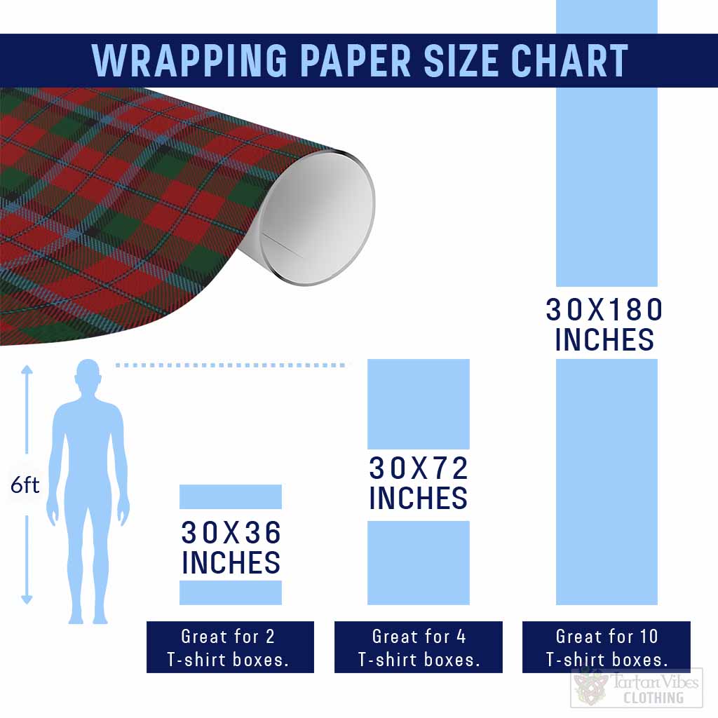 MacNaughton (McNaughton) Classic Tartan Wrapping Paper, Classic Scottish Plaid Gift Wrap