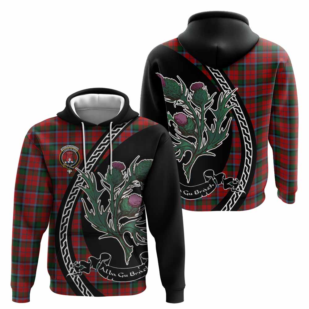 MacNaughton (McNaughton) Family Crest Tartan Hoodie Alba Thistle Inspired - Tartan Vibes Clothing