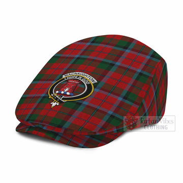 MacNaughton (McNaughton) Family Crest Tartan Jeff Cap, Tartan Flat Cap