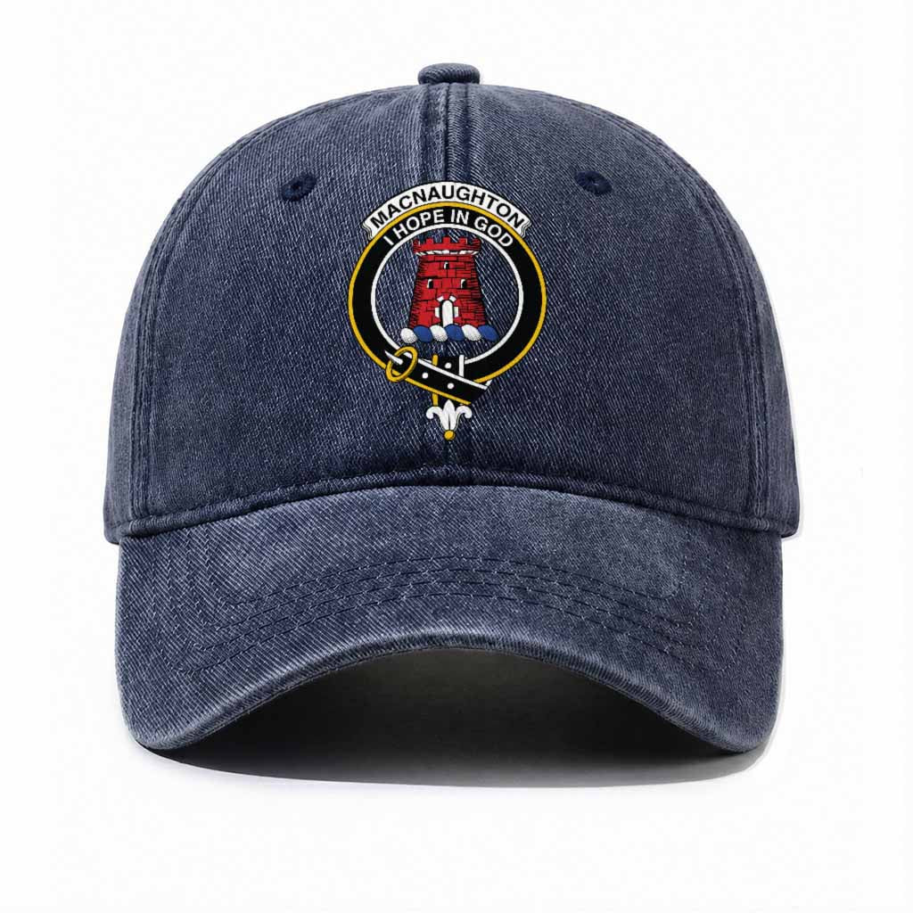 MacNaughton (McNaughton) Scottish Clan Crest Washed Baseball Cap