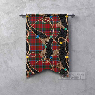 MacNaughton (McNaughton) Scottish Tartan Twisted Ropes Stylized Gonfalon