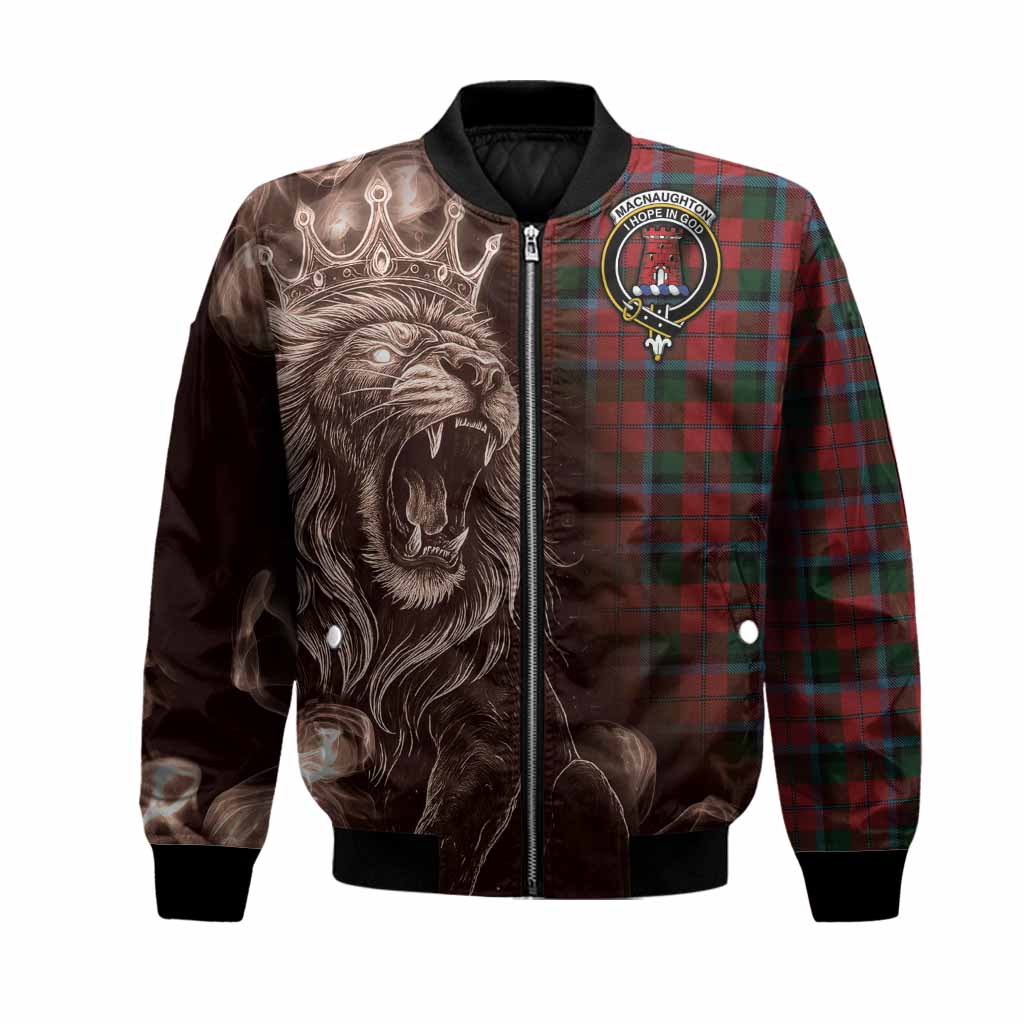 MacNaughton (McNaughton) Tartan Bomber Jacket Roaring Lion Heritage