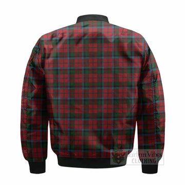 MacNaughton (McNaughton) Tartan Crest Bomber Jacket Ferocious Lion Style