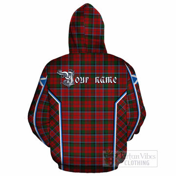 MacNaughton (McNaughton) Tartan Crest Cotton Hoodie Scotland Coat of Arm Flag Style - Tartan Vibes Clothing
