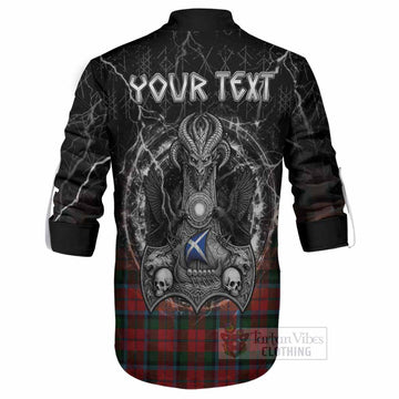 MacNaughton (McNaughton) Tartan Crest Ghillie Shirt Celtic Odin's Raven Legacy