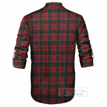 MacNaughton (McNaughton) Tartan Crest Ghillie Shirt Ferocious Lion Style