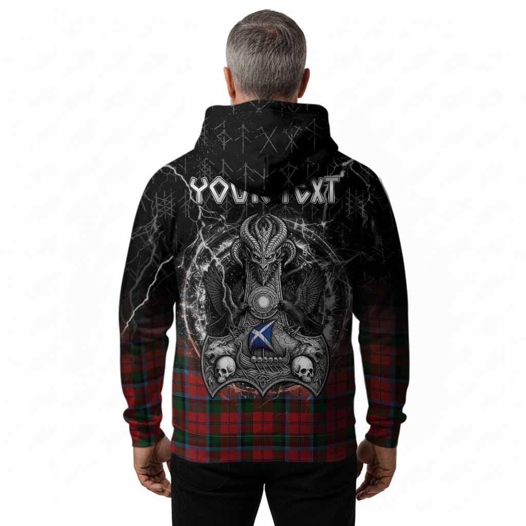 MacNaughton (McNaughton) Tartan Crest Hoodie Celtic Odin's Raven Legacy
