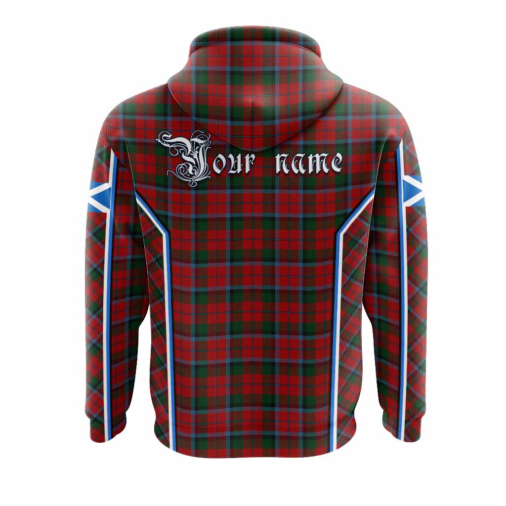 MacNaughton (McNaughton) Tartan Crest Hoodie Scotland Coat of Arm Flag Style - Tartan Vibes Clothing