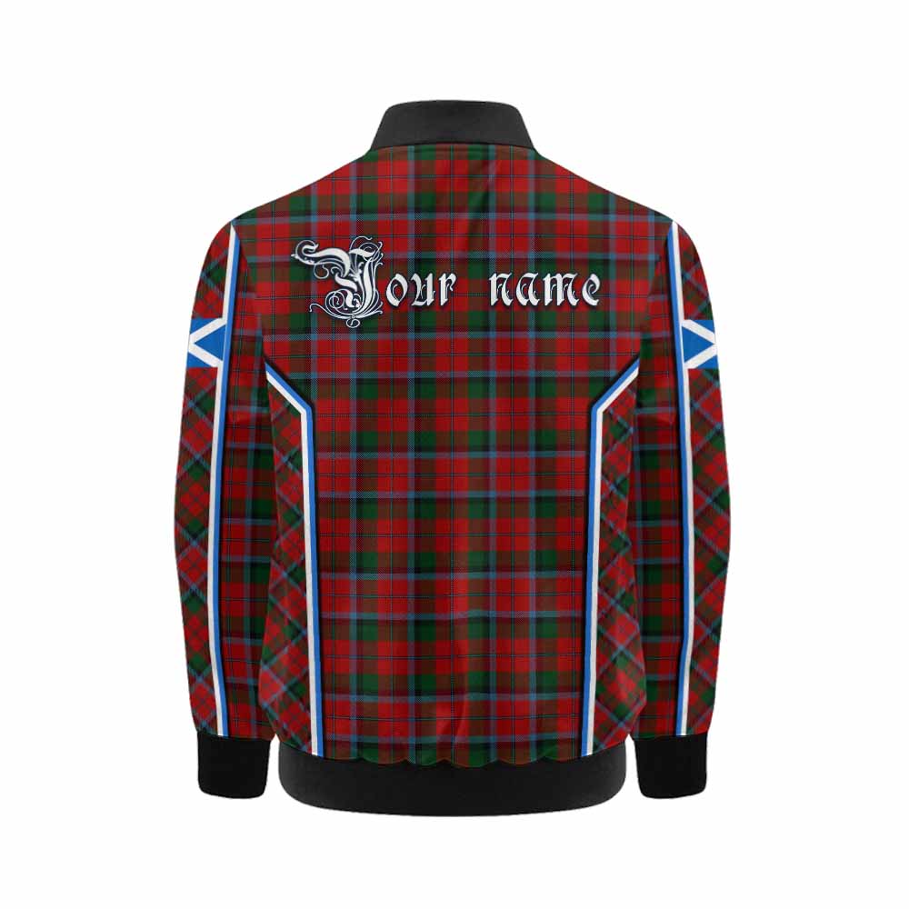 MacNaughton (McNaughton) Tartan Crest Kid Bomber Jacket Scotland Coat of Arm Flag Style - Tartan Vibes Clothing