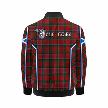MacNaughton (McNaughton) Tartan Crest Kid Bomber Jacket Scotland Coat of Arm Flag Style - Tartan Vibes Clothing