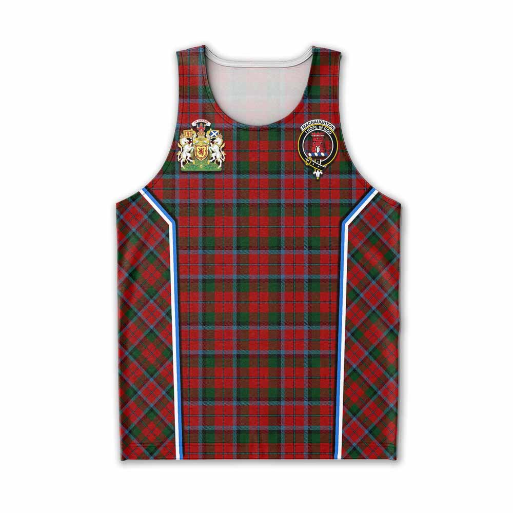 MacNaughton (McNaughton) Tartan Crest Men Tank Top Scotland Coat of Arm Flag Style - Tartan Vibes Clothing