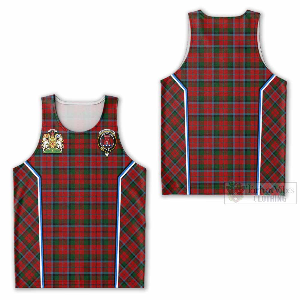 MacNaughton (McNaughton) Tartan Crest Men Tank Top Scotland Coat of Arm Flag Style - Tartan Vibes Clothing