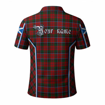 MacNaughton (McNaughton) Tartan Crest Polo Shirt Scotland Coat of Arm Flag Style - Tartan Vibes Clothing