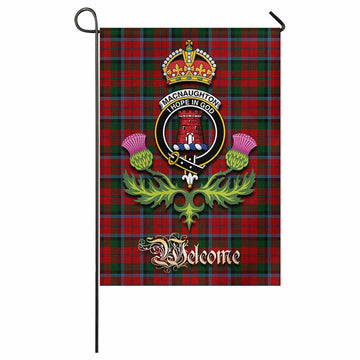 MacNaughton (McNaughton) Tartan Family Crest Garden Flag Royal Thistle Welcome Style - Tartan Vibes Clothing