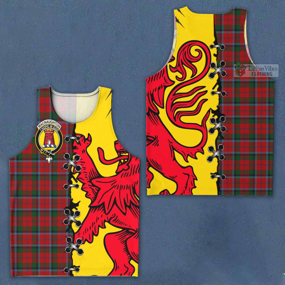 MacNaughton (McNaughton) Tartan Family Crest Men Tank Top Lion Rampant Honor - Tartan Vibes Clothing