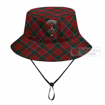 MacNaughton (McNaughton) Tartan Fishing Hat with Family Crest