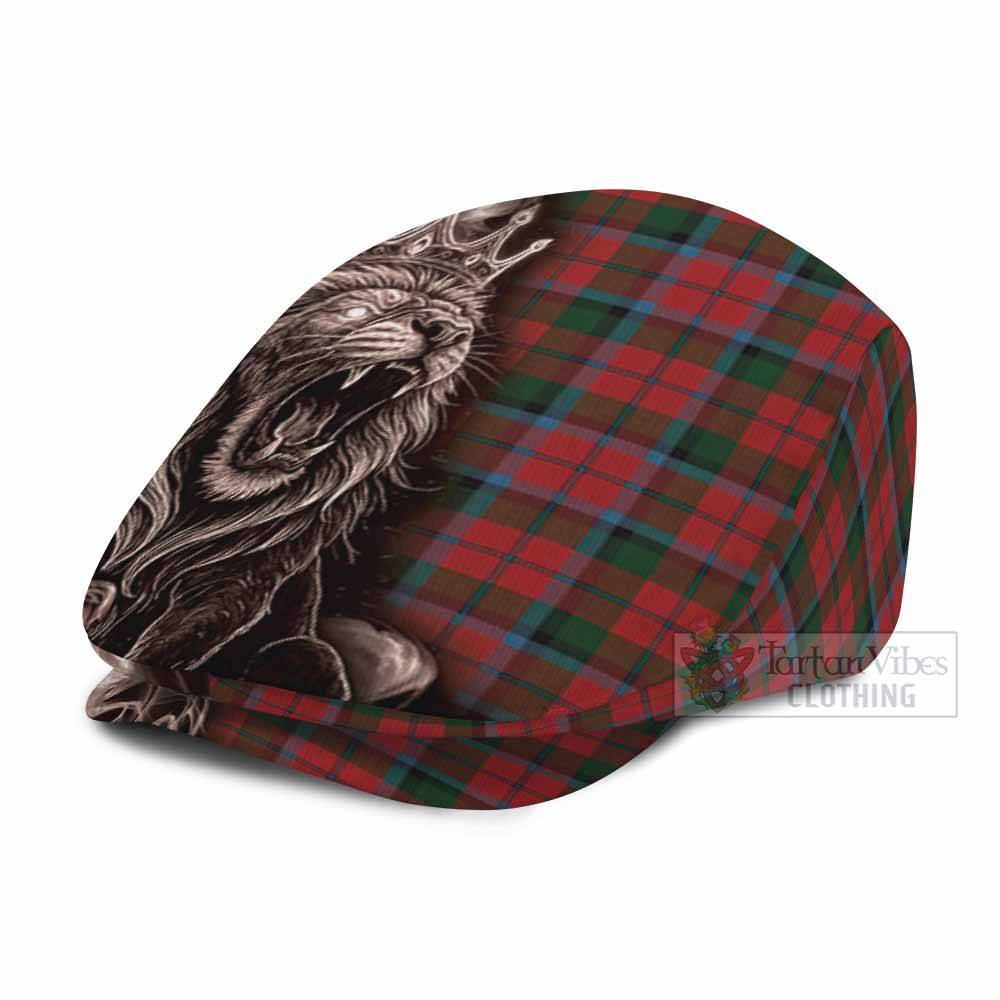 MacNaughton (McNaughton) Tartan Flat Cap, Jeff Cap Roaring Lion Heritage