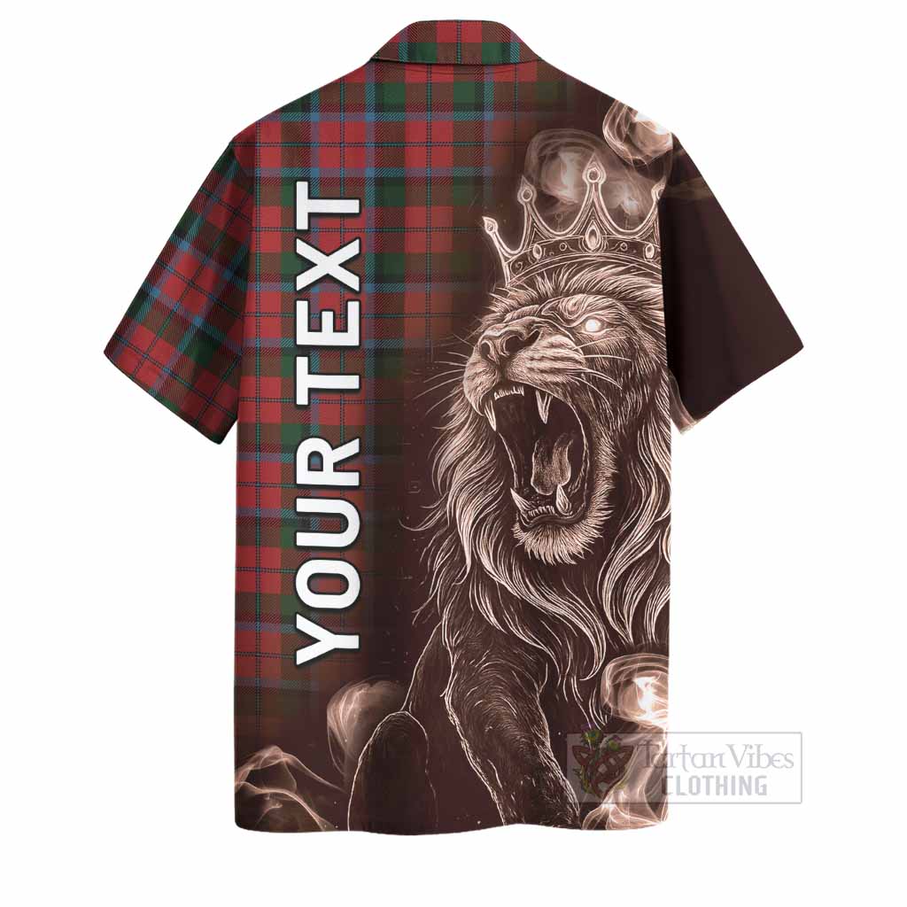MacNaughton (McNaughton) Tartan Hawaiian Shirt Roaring Lion Heritage